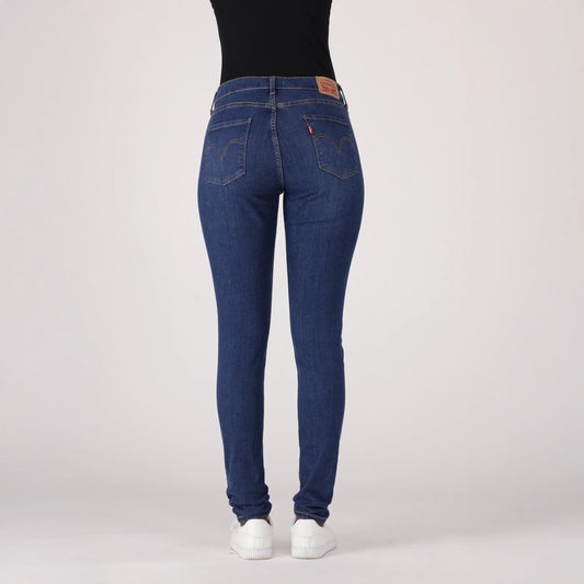 LEVI'S® CURVY HIGH-RISE SUPERSKINNY - MED INDIGO - WORN IN
