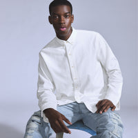 LEVI'S® BLUE TAB™ MEN'S RELAXED BUTTON-UP SHIRT - WHITE