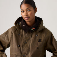 LEVI'S® X BARBOUR SPEY WAXED JACKET - BROWN
