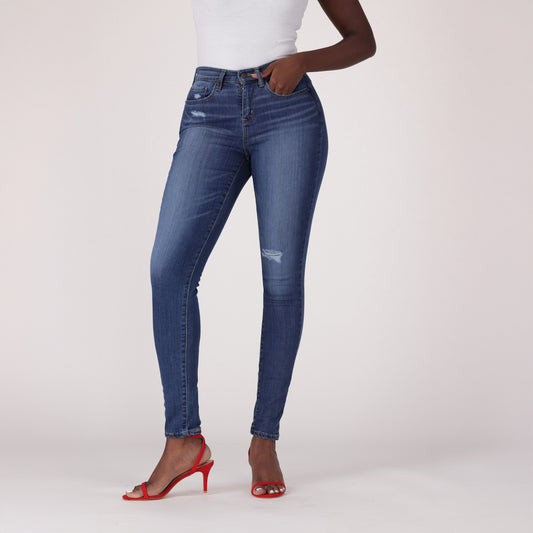 LEVI'S® WOMEN'S CURVY HIGH-RISE SUPER SKINNY - MEDIUM WASH
