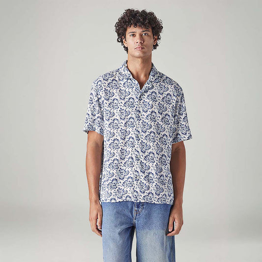 LEVI'S® MEN'S FLORAL RELAXED FIT RESORT COLLAR SHIRT - MULTI-COLOR