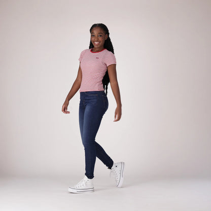 720 HIGH-RISE SUPER SKINNY JEANS - DARK INDIGO - WORN IN