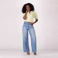 LEVI'S® WOMEN'S CINCH BAGGY JEANS - MED INDIGO - WORN IN