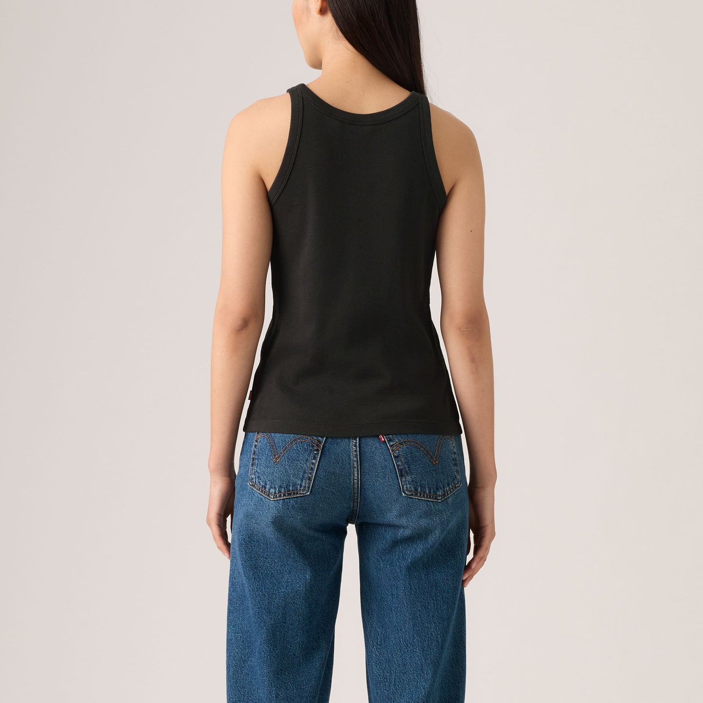LEVI'S® WOMEN'S ESSENTIAL RACER TANK - BLACK