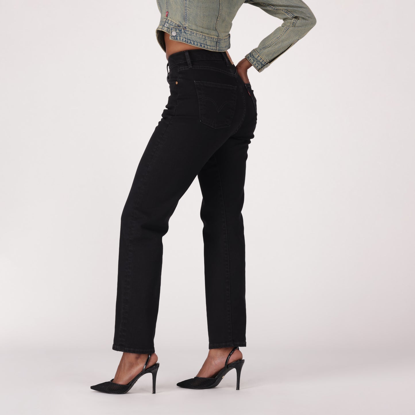 LEVI'S® WOMEN'S 501® CURVE JEANS - MED INDIGO - WORN IN