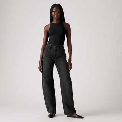 LEVI'S® WOMEN'S BAGGY DAD BARREL JEANS - BLACK
