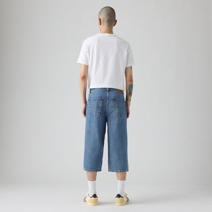 LEVI'S® MEN'S TWISTED BAGGY CAPRIS - MED INDIGO - FLAT FINISH