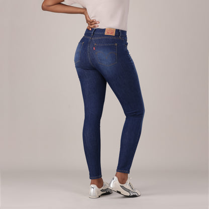 LEVI'S® WOMEN'S CURVY SKINNY  - DARK INDIGO  WORN IN