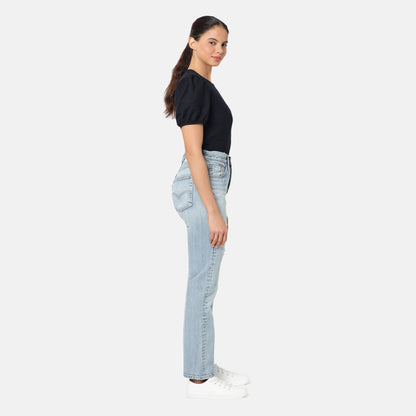 LEVI'S® WOMEN'S 501® ORIGINAL JEANS - LIGHT INDIGO - WORN IN