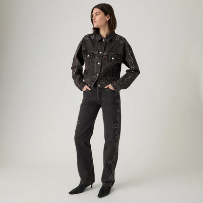LEVI'S® WOMEN'S 501® '90S JEANS - MED INDIGO - WORN IN