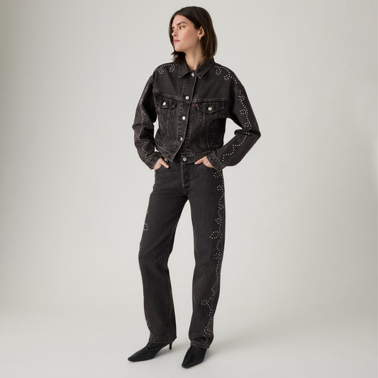 LEVI'S® WOMEN'S 501® '90S JEANS - MED INDIGO - WORN IN