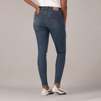 LEVI'S® WOMEN'S CURVY HIGH-RISE SUPER SKINNY  - MED INDIGO - WORN IN