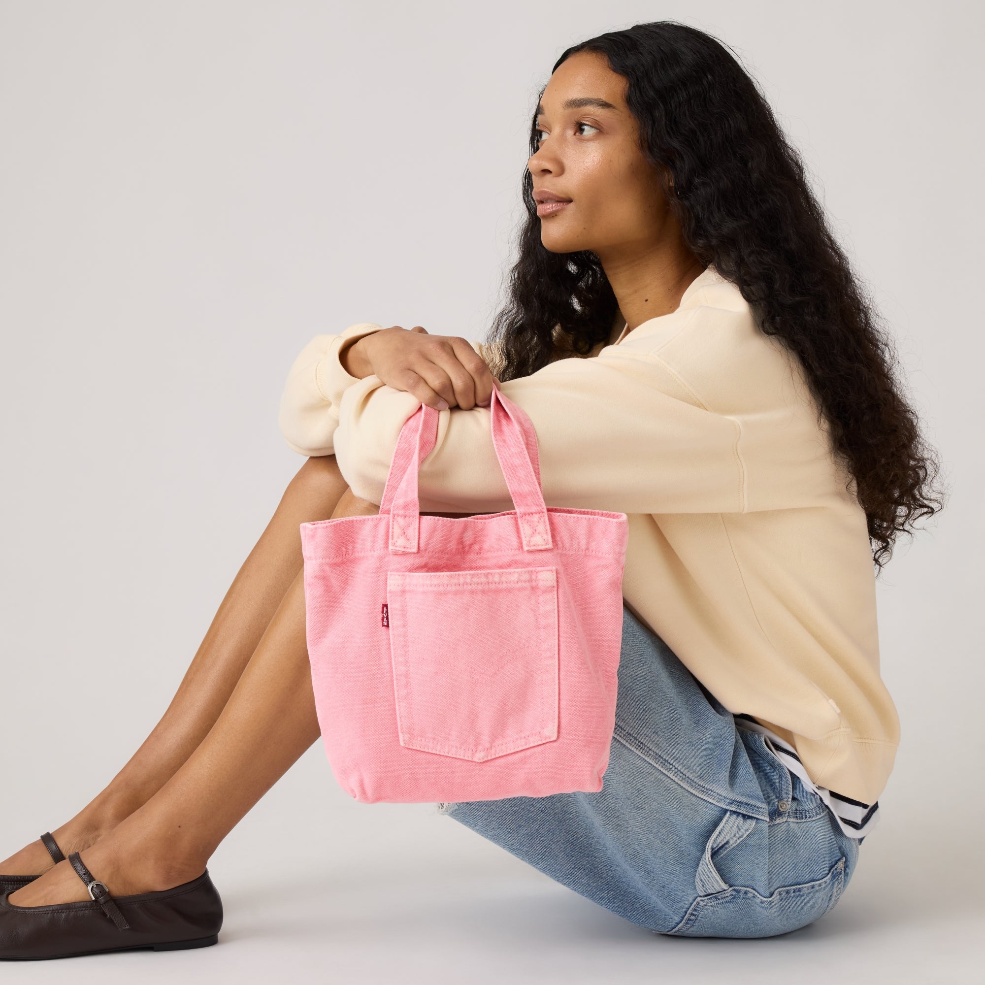 HLT canvas mini tote pink ピンク b6da2813710a4cc6c16c7e6986b18f