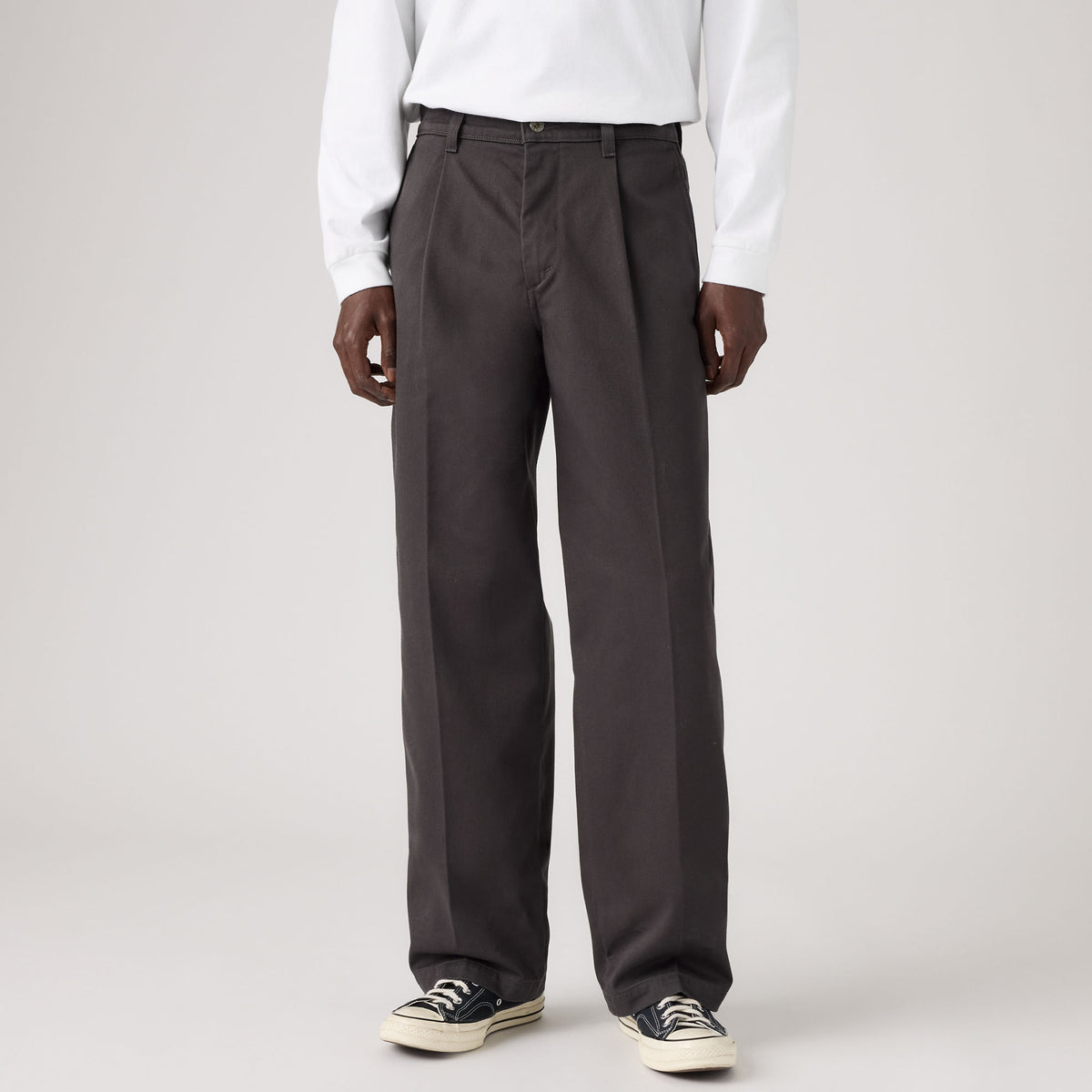LEVI'S® MEN'S LOOSE PLEATED WORK CHINOS - GREY