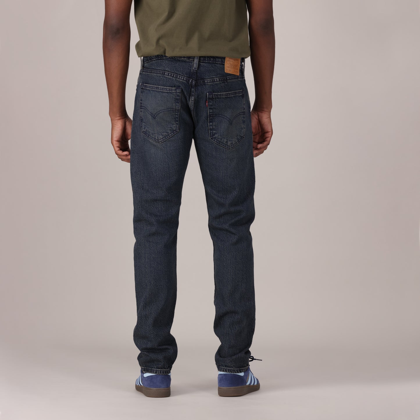 LEVI'S® MEN'S 502™ TAPER JEANS - DARK INDIGO - WORN IN