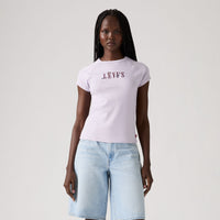 LEVI'S® WOMEN'S GRAPHIC RILEY RAGLAN TEE - PURPLE