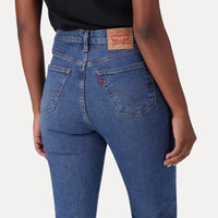LEVI'S® WOMEN'S 501® ORIGINAL  JEANS - MED INDIGO - WORN IN