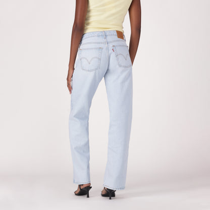 LEVI'S® WOMEN'S LOW LOOSE JEANS - LIGHT INDIGO - WORN IN