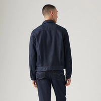 LEVI'S® WELLTHREAD® MEN'S TYPE II TRUCKER JACKET - DARK INDIGO - FLAT FINISH