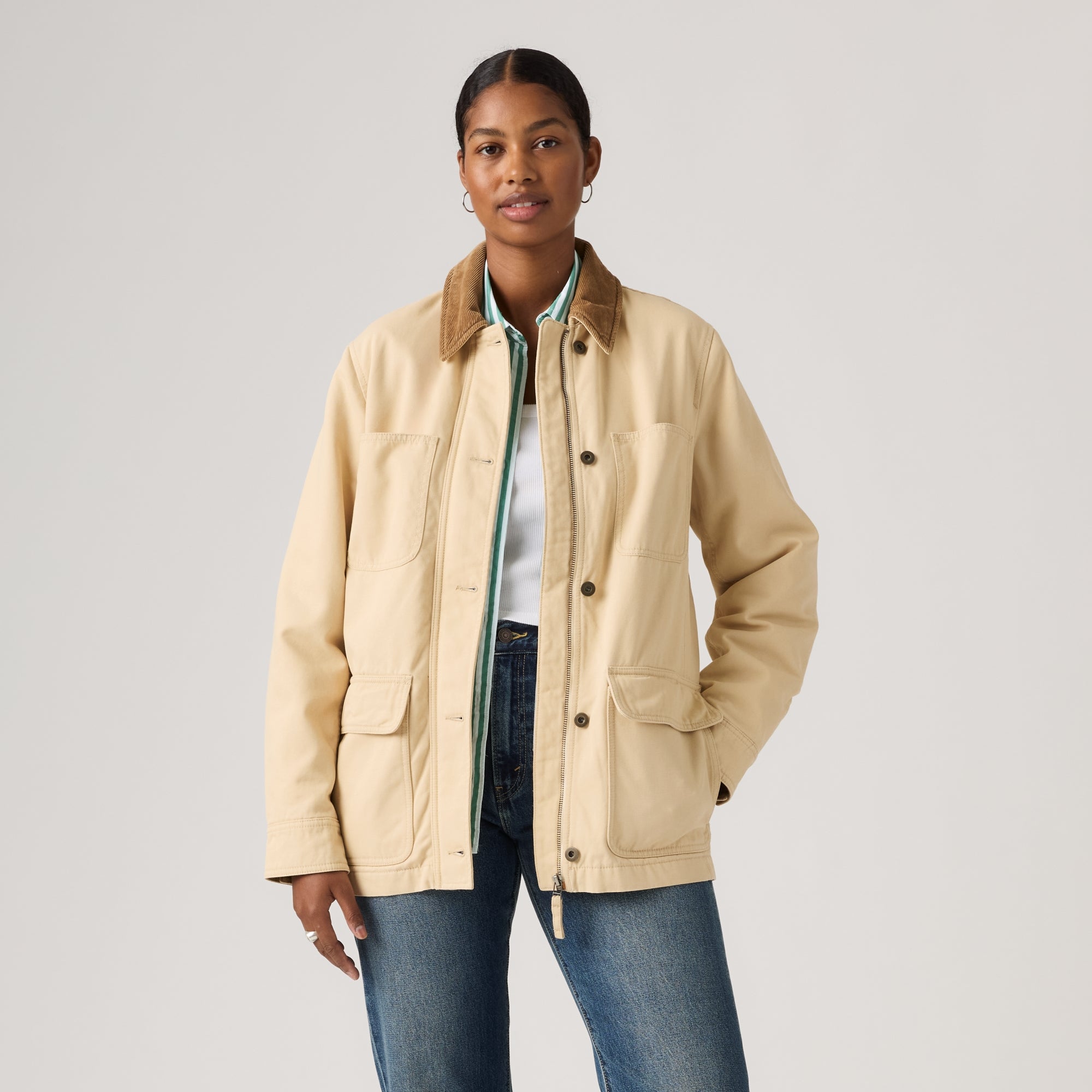LEVI'S® WOMEN'S BREE BARN JACKET - GREY
