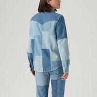 LEVI'S® WOMEN'S PATCHWORK ICONIC WESTERN SHIRT - MULTI COLOUR