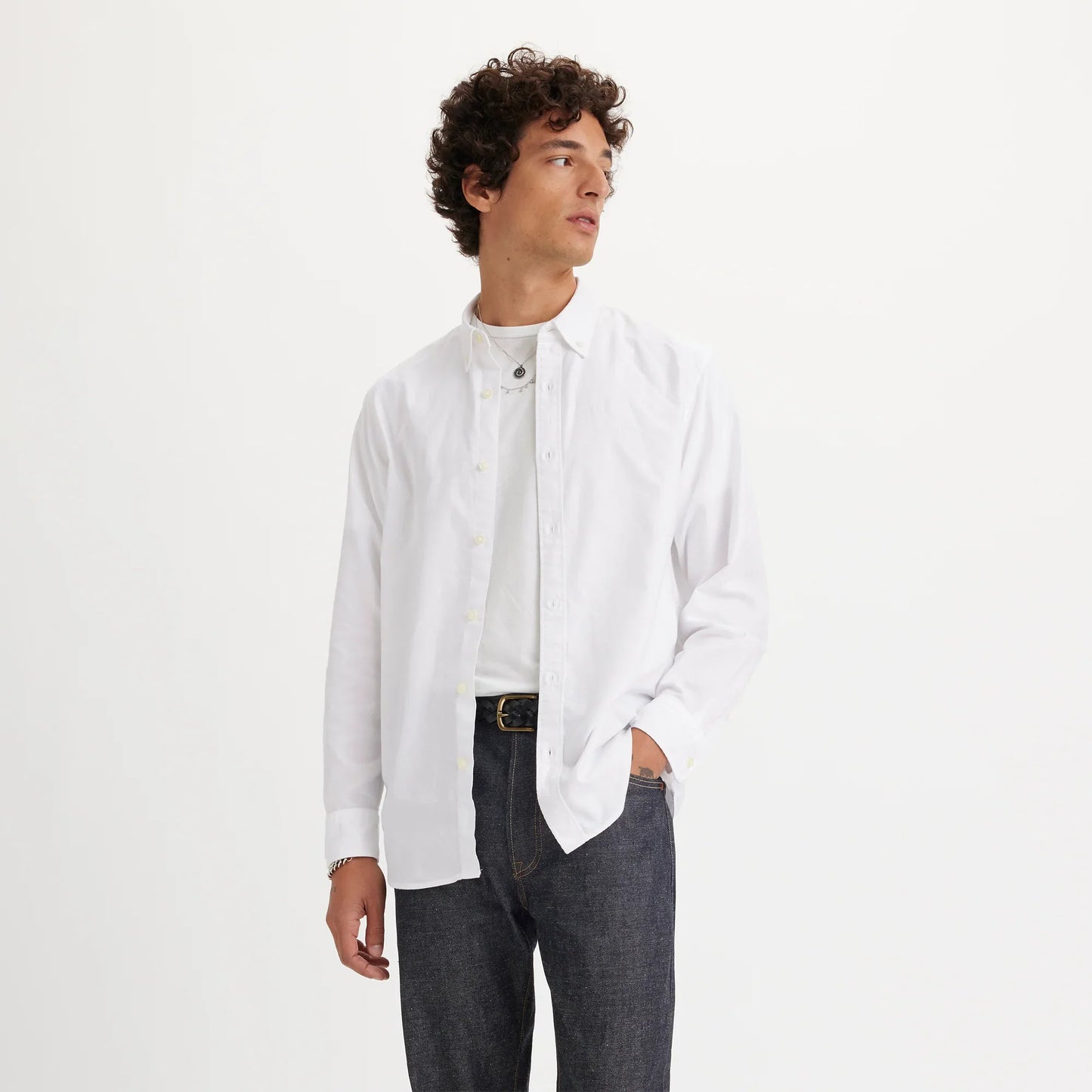 LEVI'S® MEN'S AUTHENTIC BUTTON-DOWN SHIRT - NEUTRAL