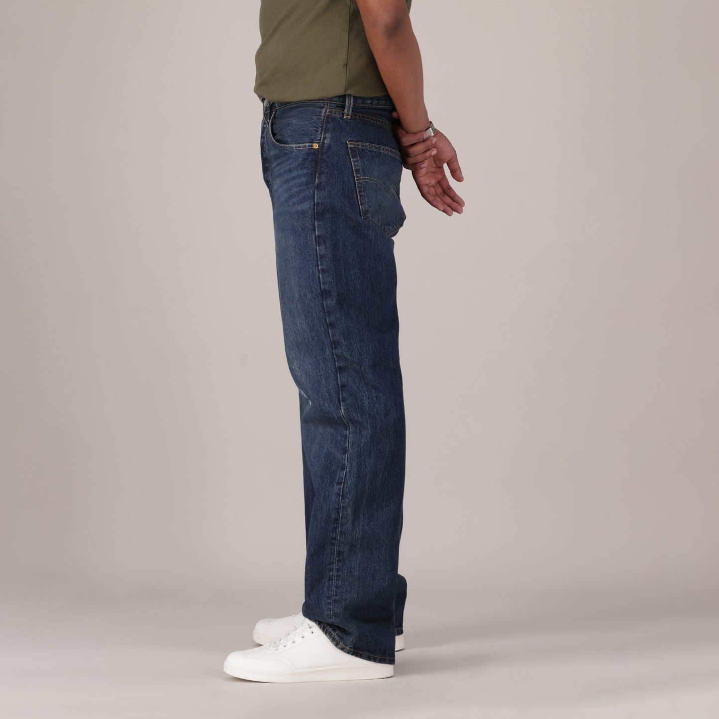 LEVI'S® MEN'S 501® LOOSE JEANS - DARK INDIGO - WORN IN
