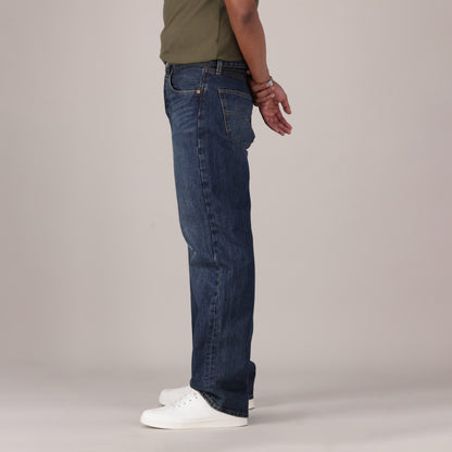 LEVI'S® MEN'S 501® LOOSE JEANS - DARK INDIGO - WORN IN
