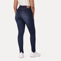LEVI'S® WOMEN'S CURVY  SUPER SKINNY  - MED INDIGO - WORN IN