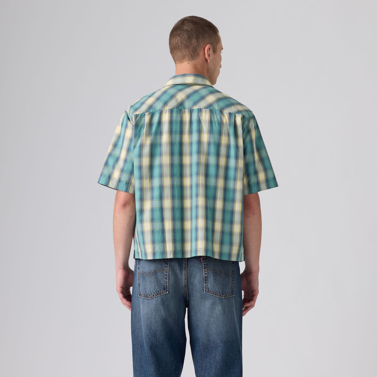 LEVI'S® MEN'S SHORT-SLEEVE BOXY WESTERN SHIRT - MULTI-COLOR
