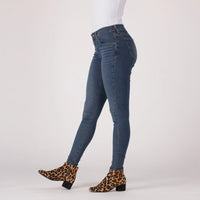 LEVI'S® WOMEN'S CURVY SUPER SKINNY - DARK INDIGO - WORN IN