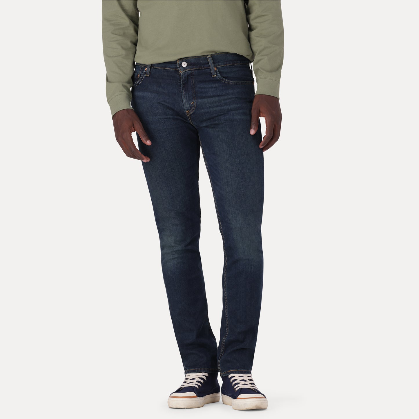 LEVI'S® MEN'S 511™ SLIM JEANS - MED INDIGO - WORN IN
