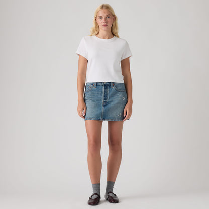 LEVI’S® WOMEN'S ICON SKIRT - MED INDIGO - WORN IN