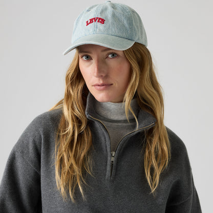 LEVI'S® WOMEN'S BAYVIEW CAP - LIGHT INDIGO - FLAT FINISH