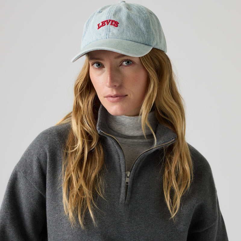 LEVI'S® WOMEN'S BAYVIEW CAP - LIGHT INDIGO - FLAT FINISH