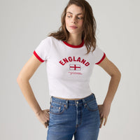 LEVI'S® ENGLAND WOMEN'S RINGER TEE - MULTI COLOUR