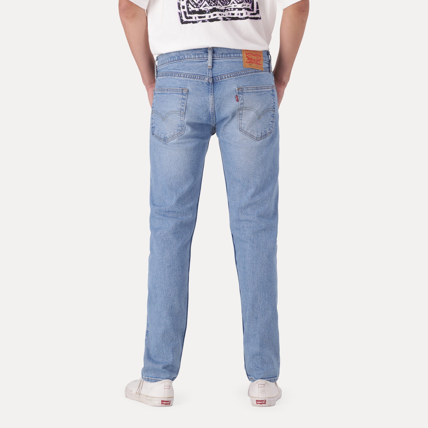 LEVI'S® MEN'S 502™ TAPER JEANS - MED INDIGO - WORN IN