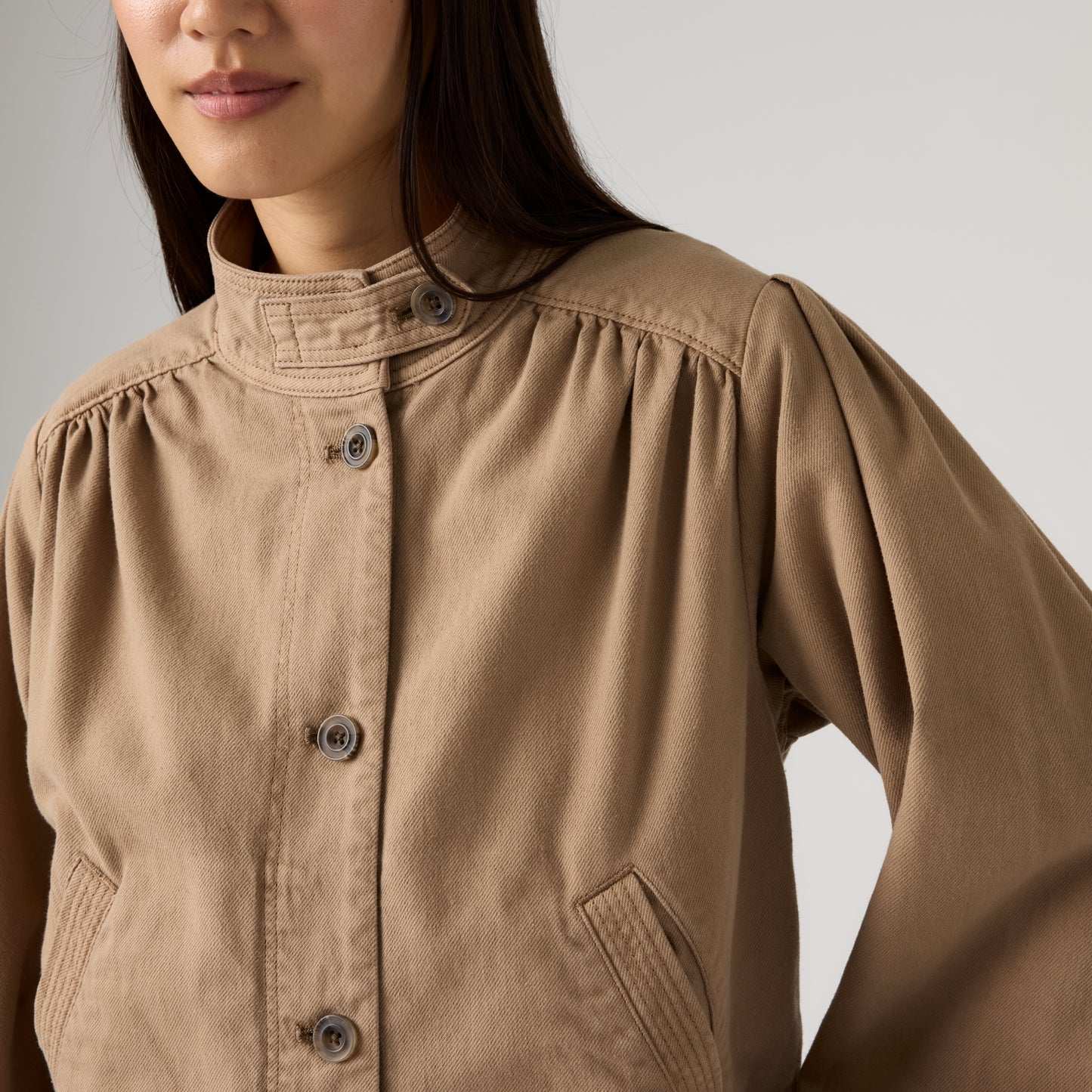 LEVI'S® WOMEN'S PARKER PRETTY SHORT COAT - MULTI COLOUR