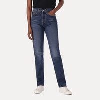 LEVI'S® WOMEN'S WEDGIE STRAIGHT JEANS - MED INDIGO - WORN IN