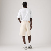 LEVI'S® FRANCE FOOTBALL 478 BAGGY SHORTS - LIGHT INDIGO - WORN IN