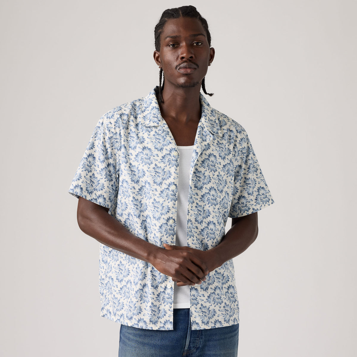 LEVI'S® MEN'S SUNSET CAMP STANDARD FIT SHIRT - MULTI-COLOR