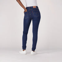 LEVI'S® CURVY SUPER SKINNY - DARK INDIGO - WORN IN