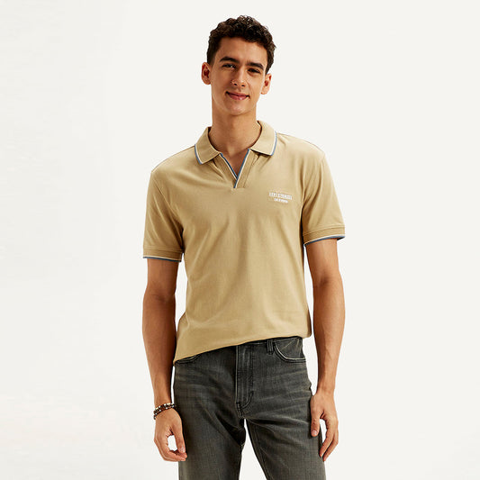 LEVI’S® MEN'S SOLID SLIM FIT POLO T-SHIRT - NEUTRAL