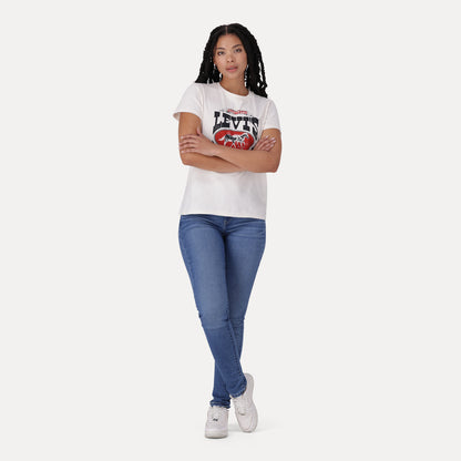 LEVI'S® WOMEN'S CURVY HIGH-RISE SUPER SKINNY - MED INDIGO - WORN IN
