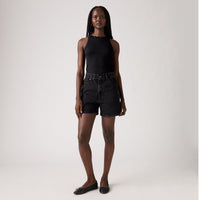 LEVI'S® WOMEN'S CINCH MID-THIGH SHORTS - BLACK