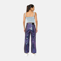 LEVI'S® WOMEN'S RIBCAGE STRAIGHT ANKLE JEANS - PURPLE