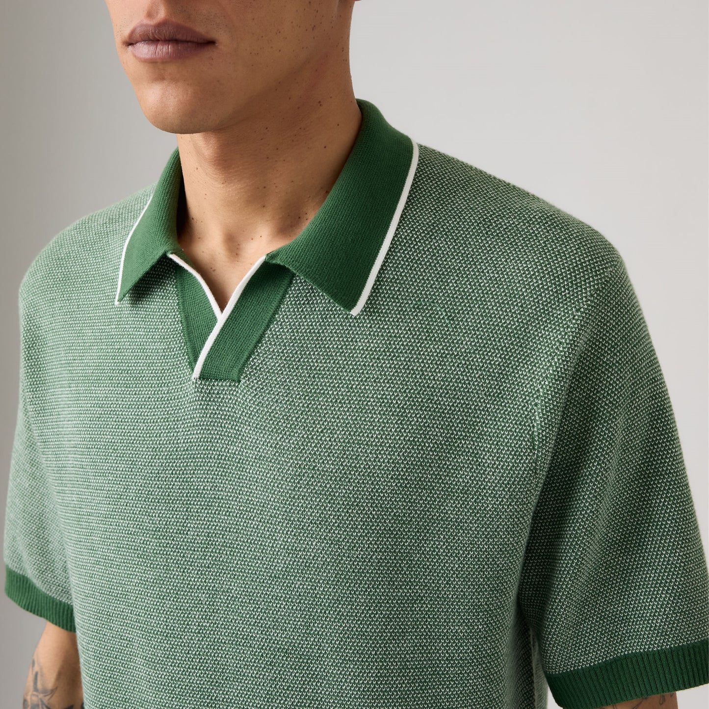 LEVI'S® MEN'S SKIPPER KNIT POLO - MULTI COLOUR