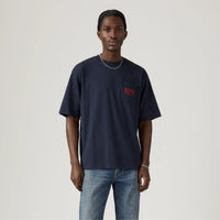 LEVI'S® MEN'S HALF-SLEEVE GRAPHIC POCKET T-SHIRT - BLUE