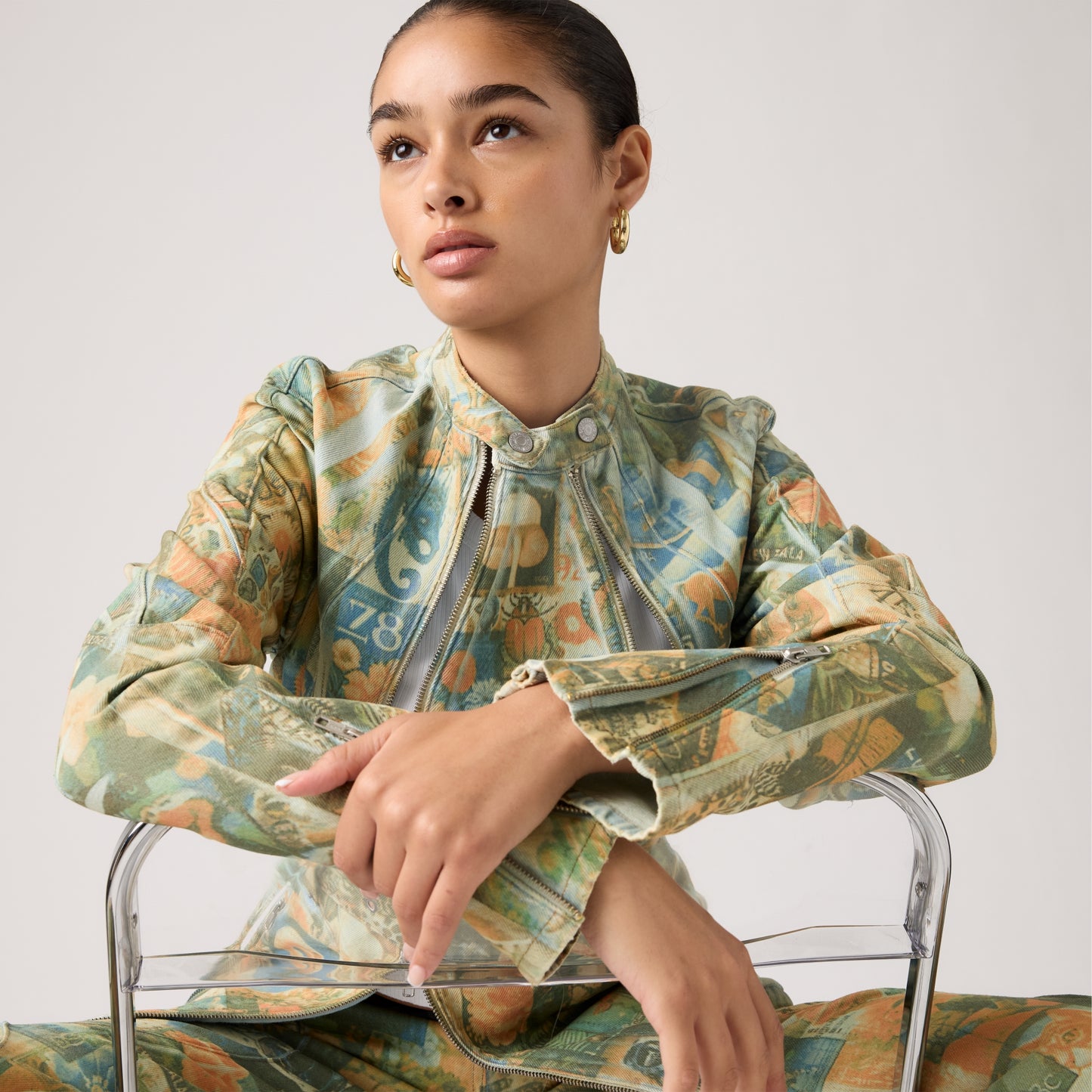 LEVI’S® X KIKO KOSTADINOV CARINA WAISTED JACKET - MULTI COLOUR