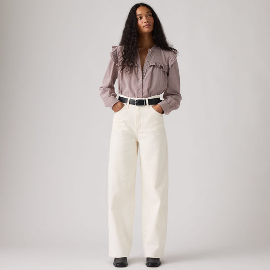 Levi's® Women's Cinch Baggy Jeans - Med Indigo - Worn In